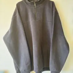 Carhartt ダークグレー ハーフジップアップトレーナー