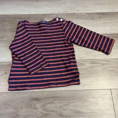 F&S レッドネイビーボーダーTシャツ　105サイズのサムネイル