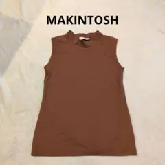 マッキントッシュ　ノースリーブカットソー　茶