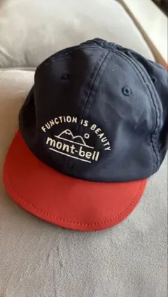 mont-bell 子供用キャップ ネイビー レッドのサムネイル