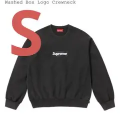 Supreme Washed Box Logo Crewneck
