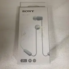 あ）SONY WI-C100 ワイヤレスイヤフォン ホワイト