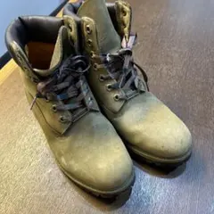 Timberland オリーブグリーン ハイカットブーツ