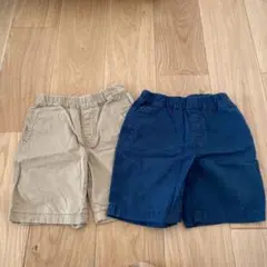 ユニクロ キッズ ハーフパンツ　110 2色SET