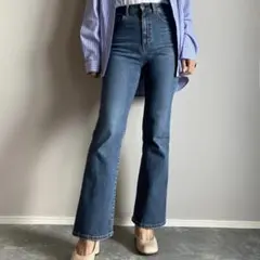 フレアジーンズC 丈標準 Sサイズ 67BLUE