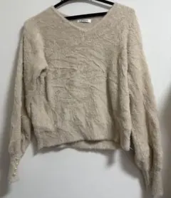 INGNI シャギーニット ベージュ