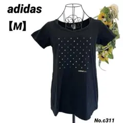 アディダスネオ　adidas 半袖Tシャツ　M レディース　黒　スポーツウェア