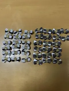 ペット用モノトーン系リボン