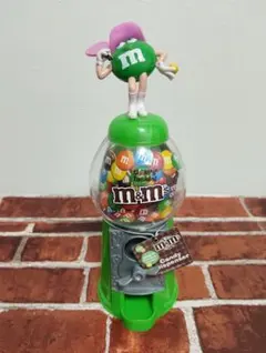 M&M's グリーン キャンディディスペンサー　テニスプレイヤー