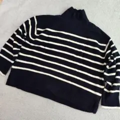 タートルネックネイビー
