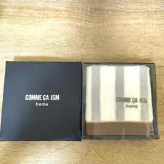 COMME CA ISM タオルハンカチ ストライプ　新品未使用
