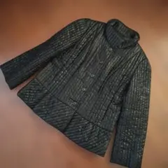 レリアン11サイズ　ブラックキルティングジャケット 美品