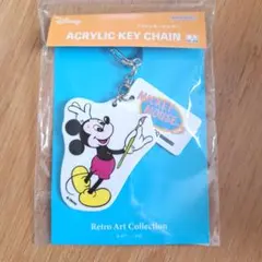 ミッキーマウス アクリルキーホルダー Retro Art Collection