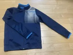 adidas CLIMALITE トラックジャケットネイビージャージ140サイズ