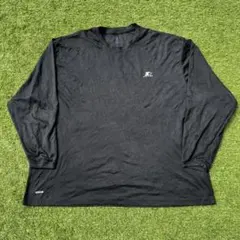 STARTER ロングスリーブTシャツ ブラック 3XL ポリ ウェア y2k