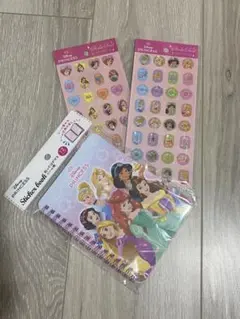 ディズニープリンセス ストーンシール＆シール帳