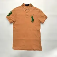 ラルフローレン　ポロシャツ　オレンジ