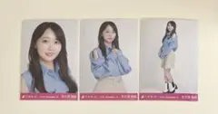 乃木坂46 生写真 矢久保美緒 肩あきトップス 3種 コンプ