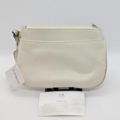 COACH コーチ レザーポーチ Ivory Gold 未使用のサムネイル