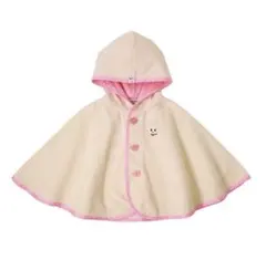 ミキハウス ポンチョ　フリーサイズ(70-90)