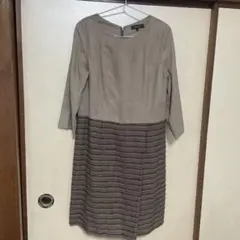 Reflect ワンピース スエード調切替 長袖