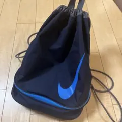 Nike ドローストリングバッグ ネイビー　プールバッグ