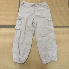 GU レディース カーゴパンツ XXL ライトグレー