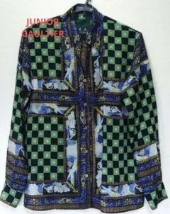 JUNIOR GAULTIER　宗教画　天使　総柄　長袖シャツ　サイズ40のサムネイル