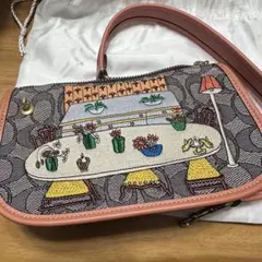 新品未使用 Coach スウィンガー20 ジャガード レッド 赤 シグネチャー