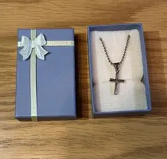 マ*ま様 レディース　ネックレス　シルバー　十字架
