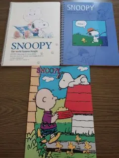 スヌーピー SNOOPY ノート 3冊セット 平成レトロ