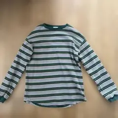 LOWRYS FARM ストライプ長袖Tシャツ トレーナー