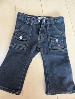 DOUBLE.B ダークデニム パンツ 80サイズ