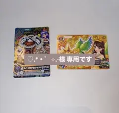 アイカツ スノープリンセストップス キングレオクラウン 2枚セット