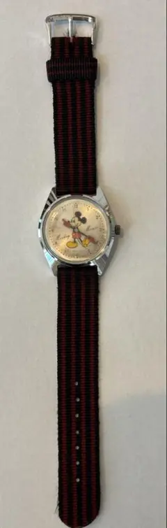 ミッキーマウス　SEIKO 手巻き式腕時計