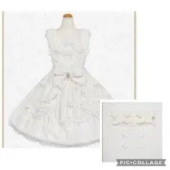 Mary Magdalene2点セット シフォンワンピースとバラのアクセサリー