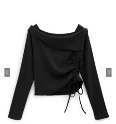 GRL オフショルドロストテレコトップス[tu1412]