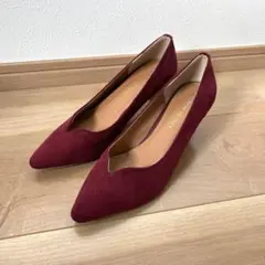 【美品】パンプス　AZUL BY MOUSSY 赤パンプス
