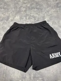 アメリカ軍 ARMY IPFU ナイロンショーツ M 黒のサムネイル