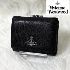 極美品】ヴィヴィアンウエストウッド レザー 二つ折り財布 オーブ 型