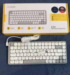 【新品】e元素ゲーミングキーボードZ-84 赤軸メカニカルキーボード84キー