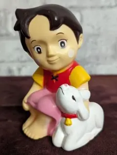 3211番 神南信用組合 くみちゃん 貯金箱 ソフビ 昭和レトロ - メルカリ