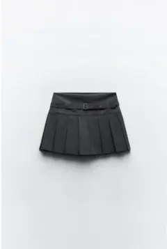 ZARA ボックスプリーツ入りスカンツ xs