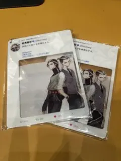 第五人格 TITY5モデル 夏コミ SNS風アクリルカード 白黒無常 2枚セット