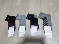 LACOSTE メンズソックス 4足セット アンクル丈 24-27cm