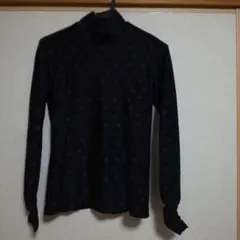 値下げ　クードシャンスGOLF 黒のハイネック レディースウェア