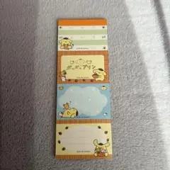 サンリオ ポムポムプリン メモ帳　平成レトロ