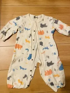 【値下げしました】KP Boy 動物柄ロンパース クリーム色のサムネイル