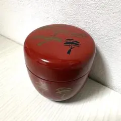 茶道具 棗 朱塗り