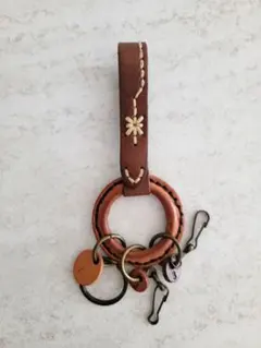 新品】レア genten 本革 キーホルダー キーチェーン チャーム - メルカリ